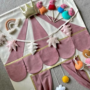 پرده نمایش عروسکی کودک (مناسب اجرای تئاتر) (رنگارنگ)