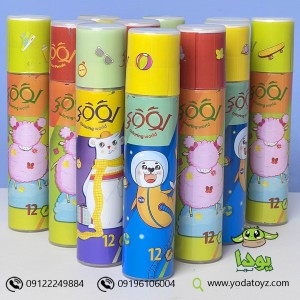 مداد رنگی 12 رنگ استوانه ای