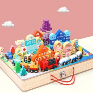 اسباب بازی بریکس شهر چوبی بزرگ کد 385