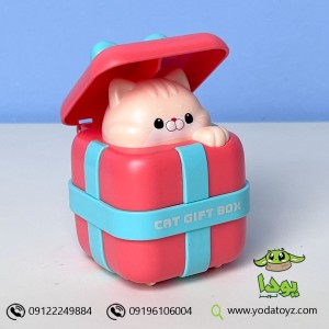 اسباب بازی گربه کادویی سر فشاری