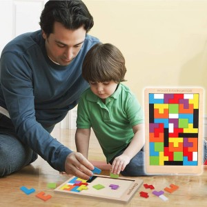 بازی فکری تتریس چوبی کد 116