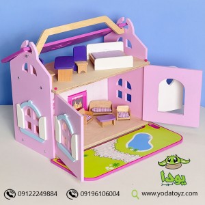 وسایل خانه عروسکی مدل اتاق خواب والدین