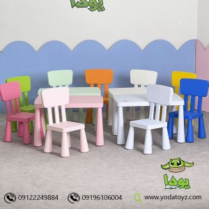 صندلی کودک پلاستیکی مدل ماموت (موجود در 9 رنگ)