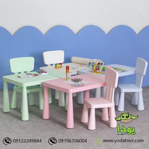 صندلی کودک پلاستیکی مدل ماموت (موجود در 9 رنگ)
