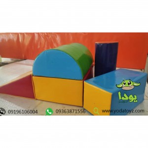 سازه فومی مدل شیب و استوانه 5 تکه کد 038
