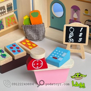 سوپر مارکت چوبی 15 تکه پیکاردو