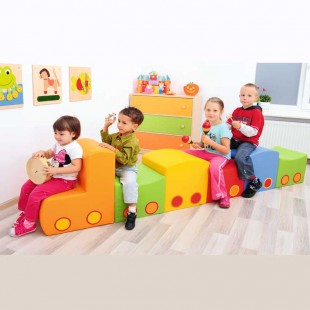 سازه فومی 6 تکه مدل قطار فومی