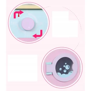 آشپزخانه کودک چوبی رنگ صورتی