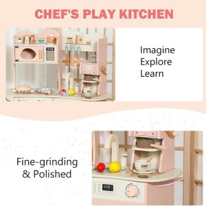 آشپزخانه چوبی کودک 3 تکه بزرگ 1706