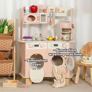 آشپزخانه چوبی کودک 3 تکه بزرگ 1706