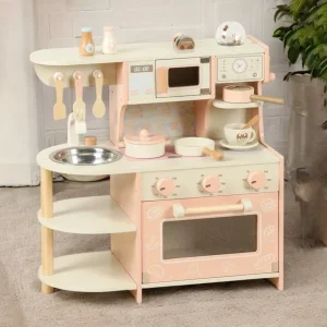 آشپزخانه چوبی کودک با گاز 1709