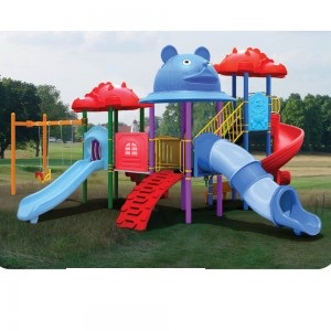 مجموعه تاب و سرسره فلزی فضای باز مدل sp 4003