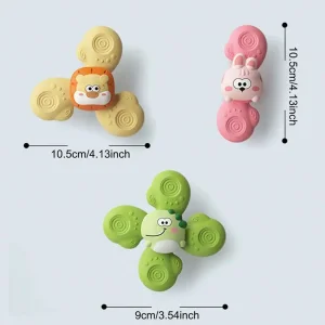 اسپینر چسبونکی حمام و ماشین 3 عددی کودک 67-368