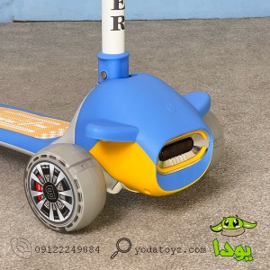 اسکوتر کودک تاشو پسرانه کد 2125 رنگ آبی