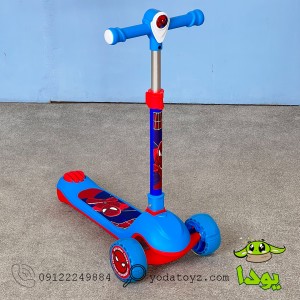 اسکوتر کودک کد 2127 مدل اسپایدر من ابی