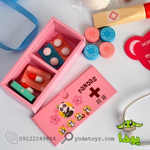 ست پزشکی چوبی کودک سطلی 1734