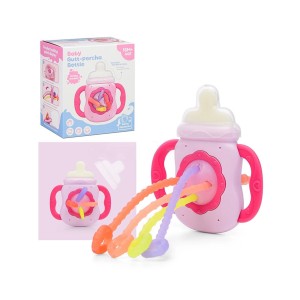 شیشه شیر چندکاره حسی مدل 651 رنگ صورتی