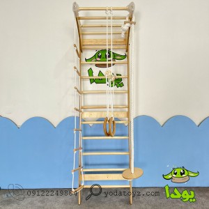 نردبان سوئدی + تاب گرد + حلقه ژیمناستیک و نردبان معلق