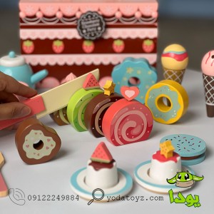 ست عصرانه خوری چوبی مدل 1733