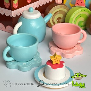 ست عصرانه خوری چوبی مدل 1733