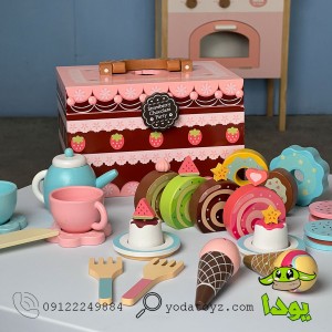 ست عصرانه خوری چوبی مدل 1733