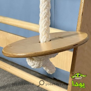 نردبان سوئدی + تاب گرد + حلقه ژیمناستیک و نردبان معلق