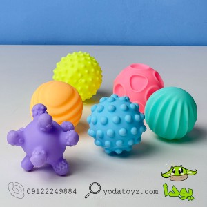 توپ حسی نوزادی 6 تکه کد 55-916