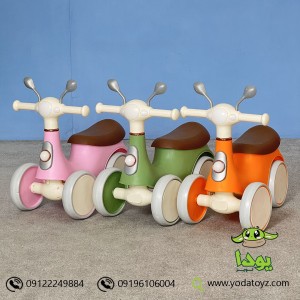 ماشین پایی کودک طرح حلزونی مدل 2162