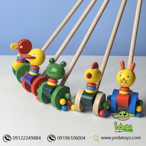 واکر راهبر چرخ دار بزرگ طرح حیوانات مدل 856