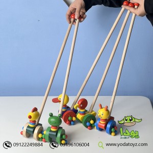 واکر راهبر چرخ دار بزرگ طرح حیوانات مدل 856