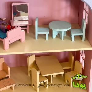 اسباب بازی خانه عروسک چوبی وارداتی- DOLL HOUSE