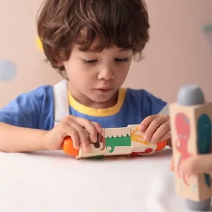 پازل حیوانات چرخشی چوبی پیکاردو