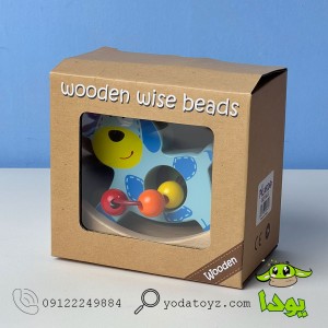 اسباب بازی میله و مهره چوبی طرح سگ  BZ-14-G