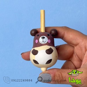 اسباب بازی فرفره چوبی
