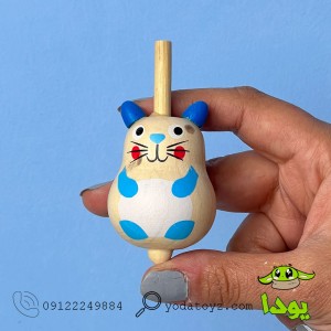 اسباب بازی فرفره چوبی
