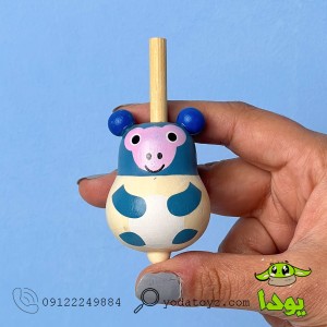 اسباب بازی فرفره چوبی