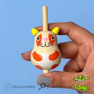 اسباب بازی فرفره چوبی