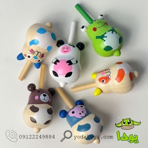 اسباب بازی فرفره چوبی