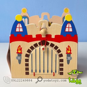 اسباب بازی چوبی قلعه شوالیه برند پیکاردو ست کامل