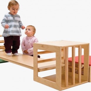 مجموعه 4 تکه چوبی ورزشی کودک سازه نردبانی کد 1217