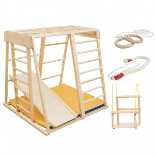 مجموعه چوبی ورزشی سازه نردبانی کد 1208
