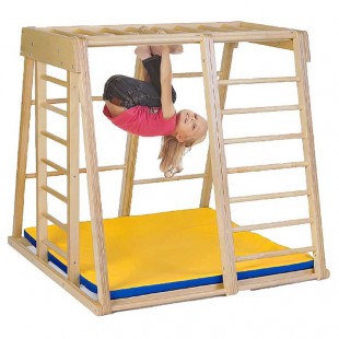 مجموعه چوبی ورزشی سازه نردبانی کد 1201