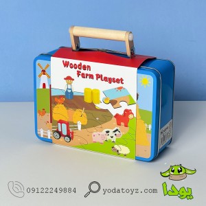 پازل مزرعه با جعبه فلزی KZ-11