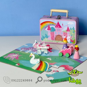 پازل یونی کورن با جعبه فلزی KZ-14
