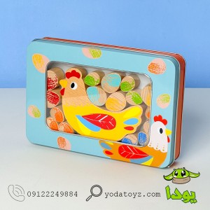 بازی تعادل مرغ با جعبه فلزی پیکاردو picardo