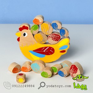 بازی تعادل مرغ با جعبه فلزی پیکاردو picardo