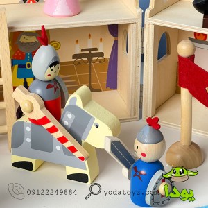 اسباب بازی چوبی قلعه شوالیه برند پیکاردو ست کامل