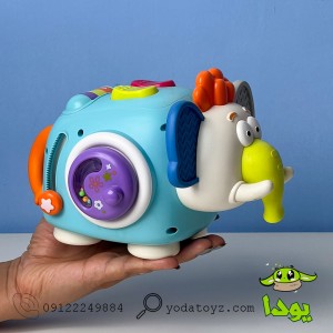 اسباب بازی نوزادی بیزی بال حسی طرح فیل