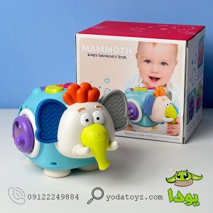 اسباب بازی نوزادی بیزی بال حسی طرح فیل