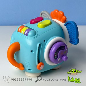 اسباب بازی نوزادی بیزی بال حسی طرح فیل